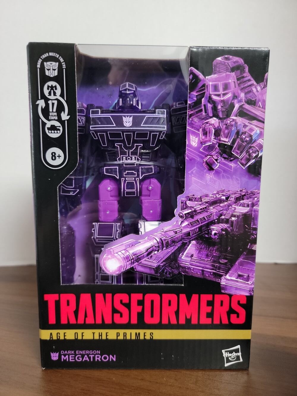 IN HAND TRANSFORMERS AGE OF THE PRIMES VOYAGER DARK ENERGON MEGATRON FIGURE
